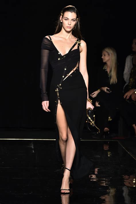 black Versace pin dress